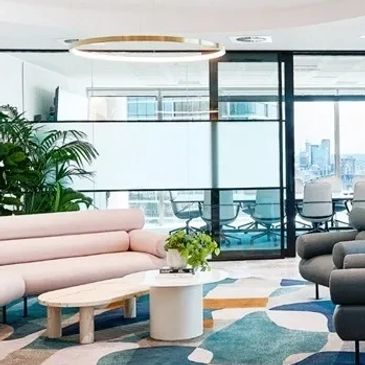 Office reception area