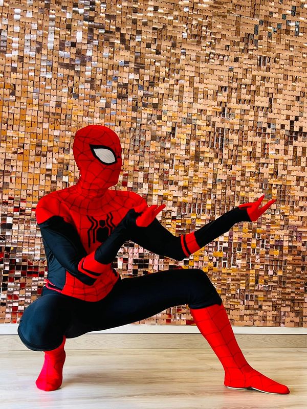 Mascotte animata Spiderman