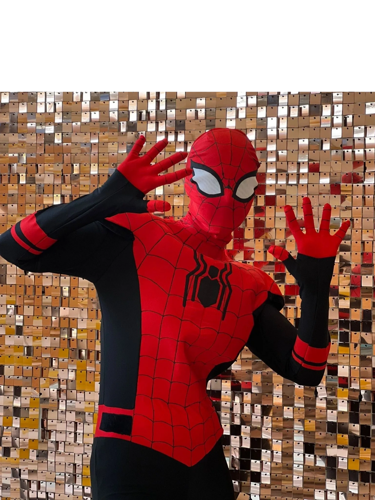 Mascotte Spiderman artigianale