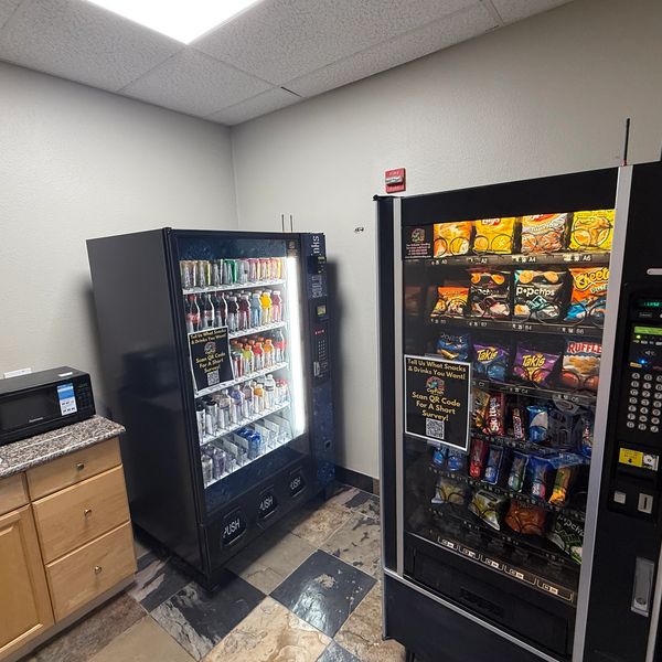 A set of our machines at an office. 