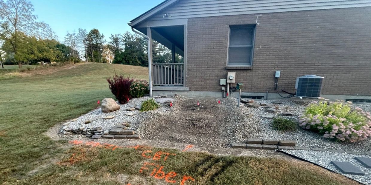 Hamilton, Ohio home with leaking water pipes. Precision Pipe Works Plumbers replaced the water deliv