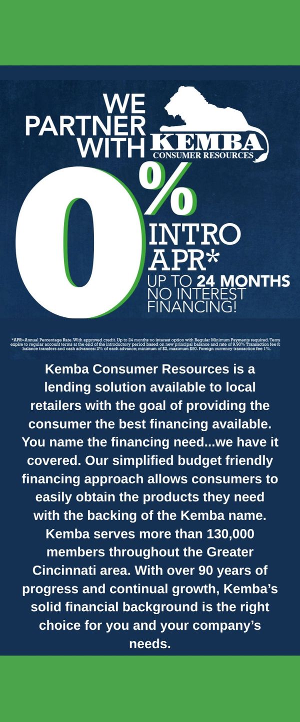 Kemba 0% Financing for plumbing services with Precision Pipe Works