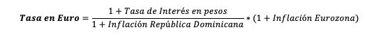 Tabla o fórmula 5 del artículo