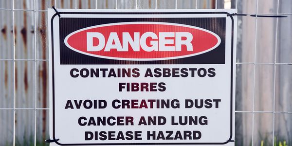 Disturbing Asbestos Containing Materials (ACMs) can cause cancer and lung disease.