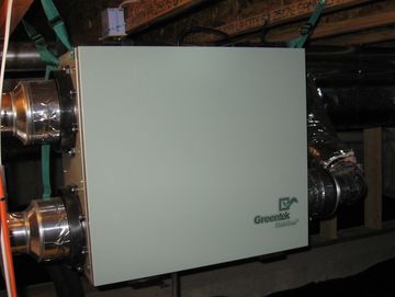 Heat Recovery Ventilation custom fit for high altitude crawlspace.
