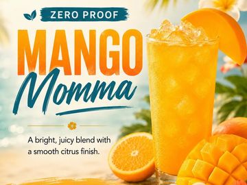 A bright, juicy blend with a smooth citrus finish. 
Sold 16oz & gallon only!