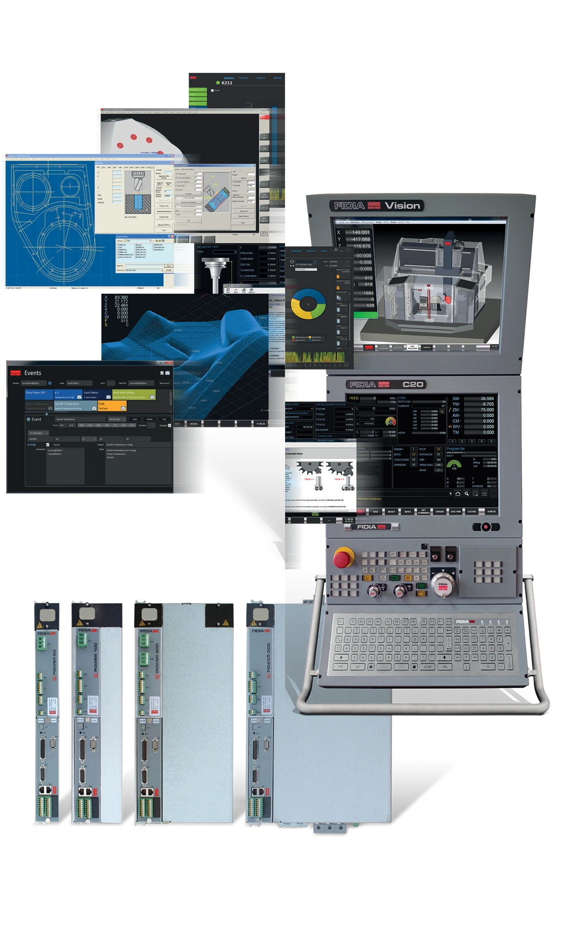 Fidia CNC retrofit Upgrade