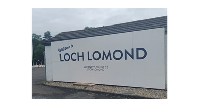 sign for Loch Lomond cruises