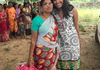Sruthi with lead worker