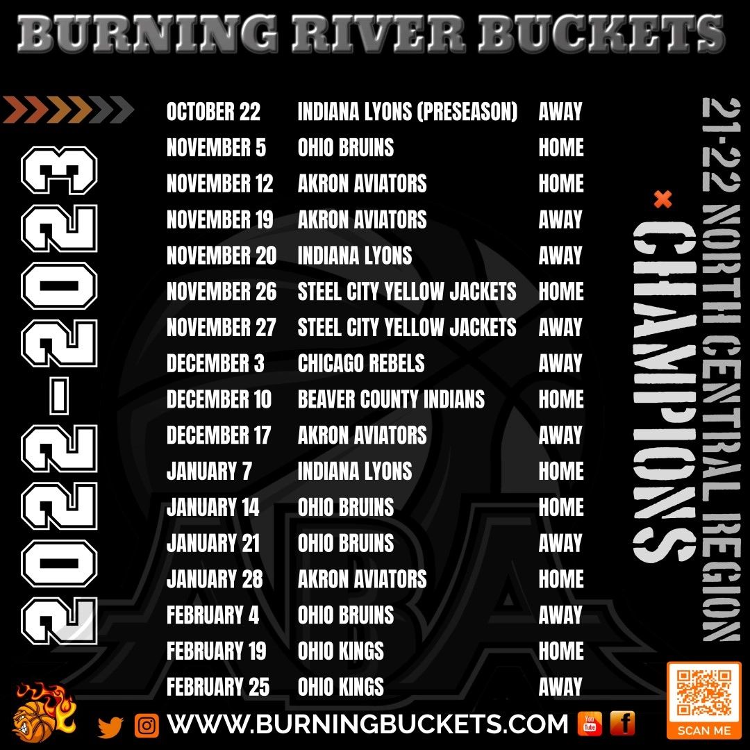 Burning River Buckets Basketball