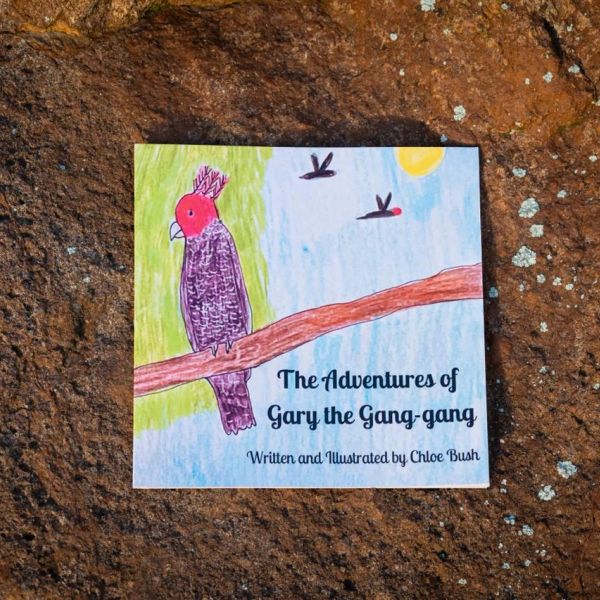 Cover of a children's book about a bird named Gary the Gang-gang.