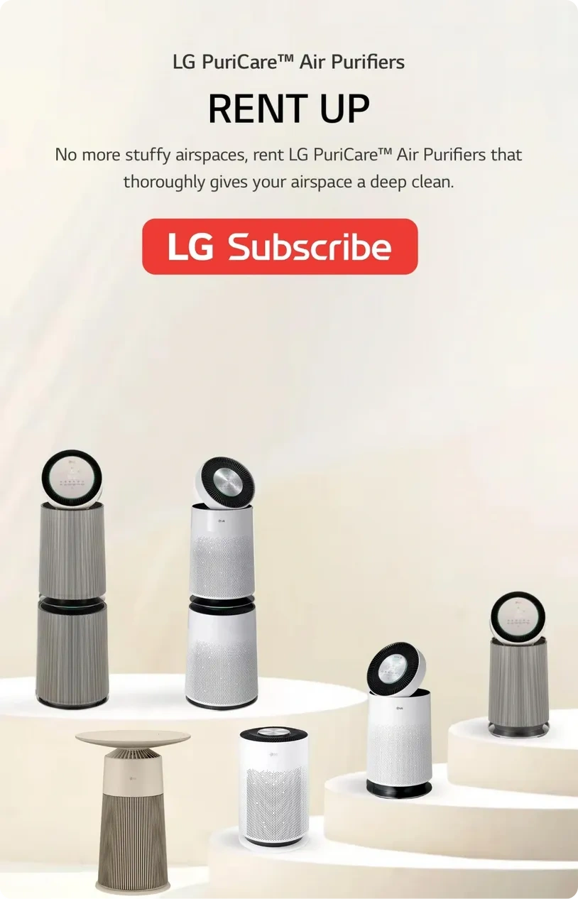 The catalog of lg top selling air purifier for Malaysian 