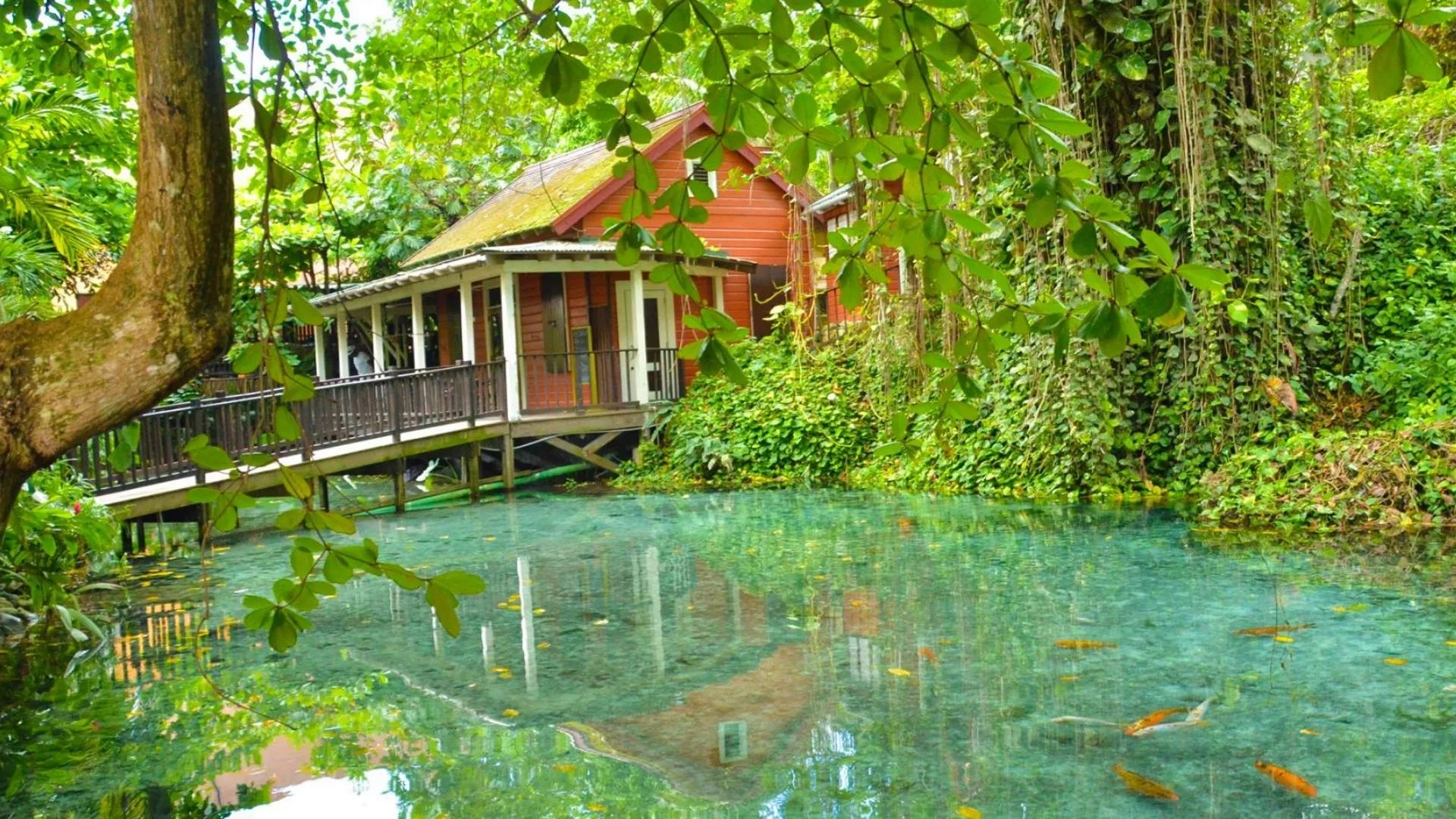 Island Village Jamaica - Shopping Centre, Luxury Shopping, image size:1920x1080