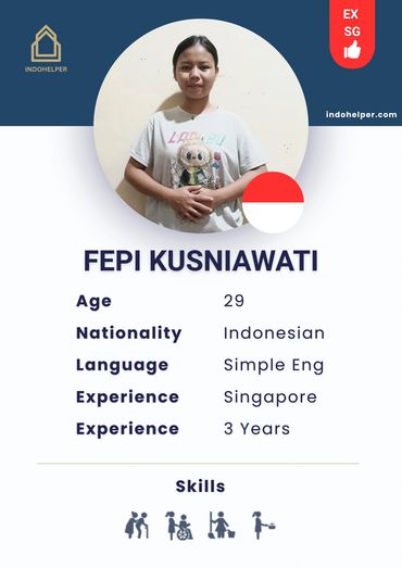 Experienced Indonesian Helper, ready to work in Singapore