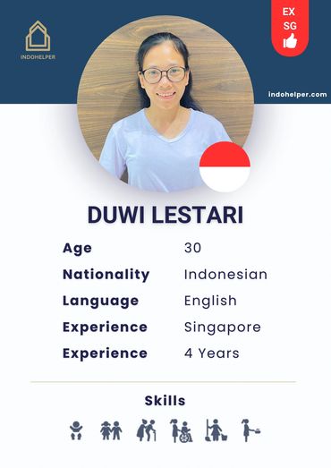 Experienced Indonesian Maid (Domestic Worker) ready to work in Singapore and Hongkong. 