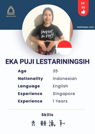 Experienced Indonesian Maid (Domestic Worker) ready to work in Singapore and Hongkong. 