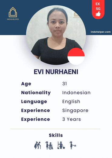 Experienced Indonesian Maid (Domestic Worker) ready to work in Singapore and Hongkong.