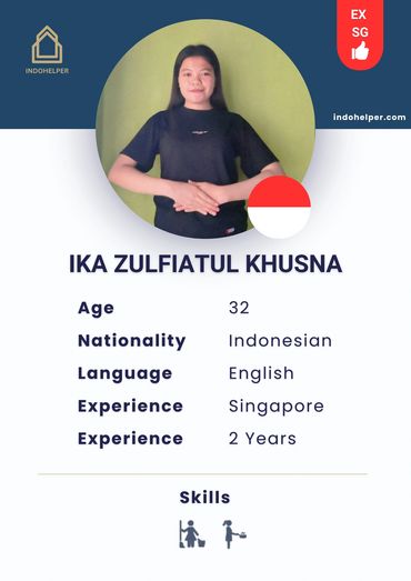 Experienced Indonesian Maid (Domestic Worker) ready to work in Singapore and Hongkong. 