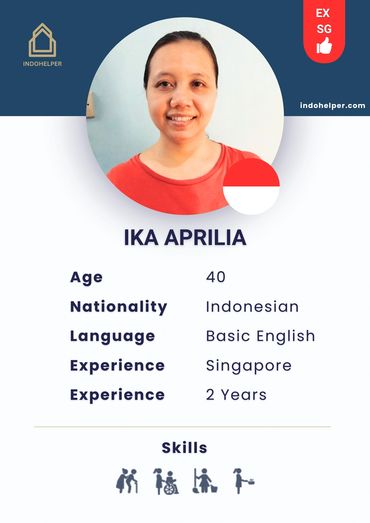 Experienced Indonesian Maid (Domestic Worker) ready to work in Singapore and Hongkong. 