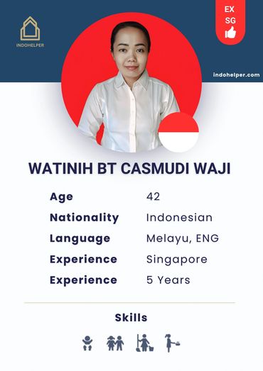 Experienced Indonesian Maid (Domestic Worker) ready to work in Singapore and Hongkong. 