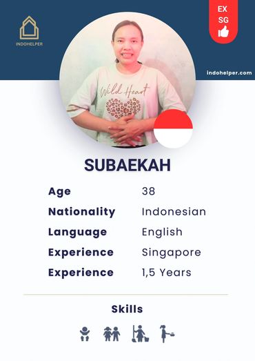 Experienced Indonesian Maid (Domestic Worker) ready to work in Singapore and Hongkong. 