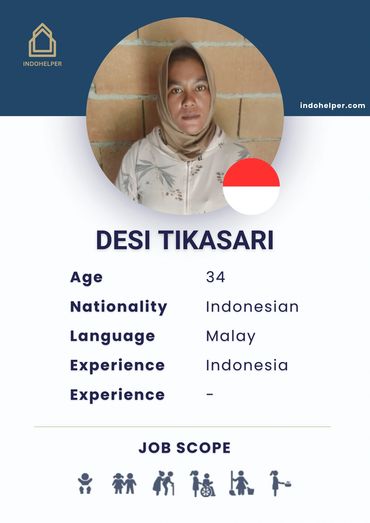 Experienced Indonesian Maid (Domestic Worker) ready to work in Singapore and Hongkong. 