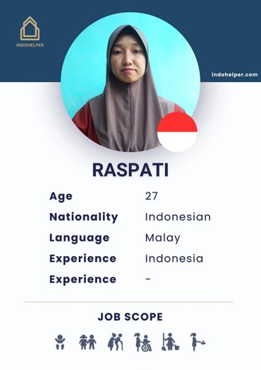 Experienced Indonesian Maid (Domestic Worker) ready to work in Singapore and Hongkong. 