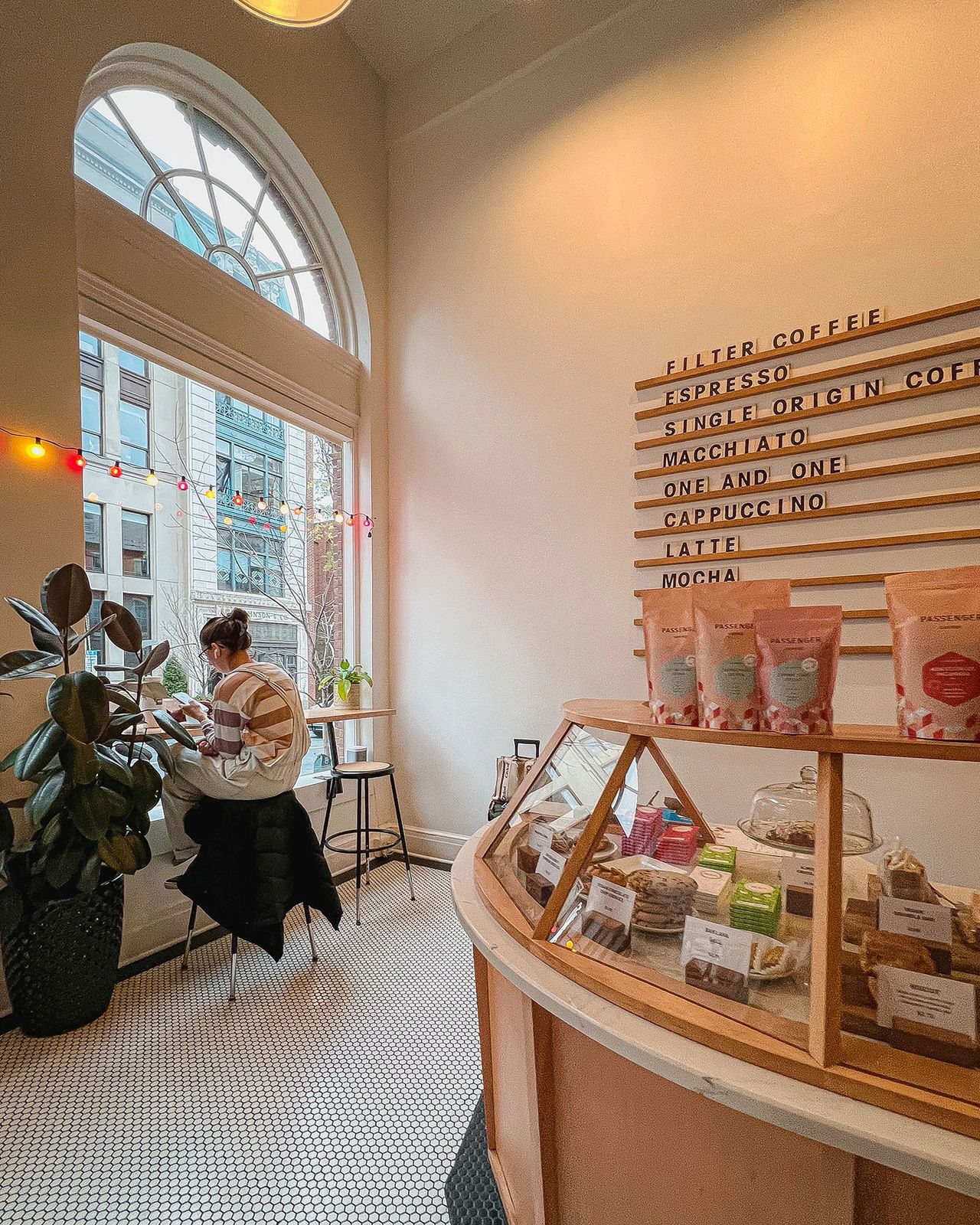 Looking for the best coffee shop in Lancaster, PA? Passenger Coffee offers a warm and inviting space perfect for sipping on expertly crafted single-origin coffee, creamy lattes, and rich espresso drinks. With its minimalist design, natural light, and cozy seating, it’s an ideal spot for working remotely, catching up with friends, or simply enjoying a peaceful moment with a fresh pastry. Located in the heart of downtown near Lancaster Central Market, this café is a must-visit for coffee enthusiasts and travelers alike.