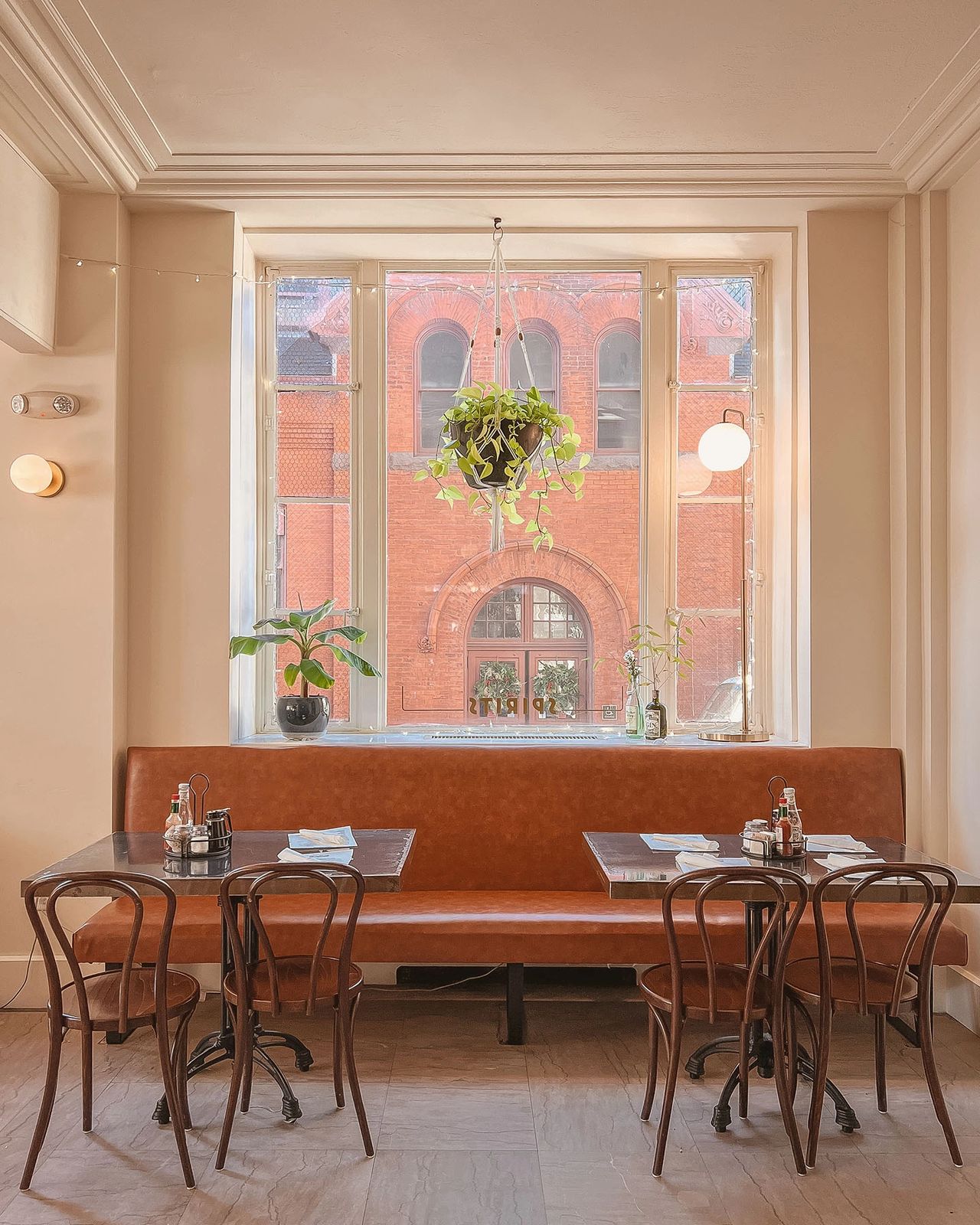 Shot & Bottle is a must-visit café and cocktail bar in the heart of Lancaster, Pennsylvania, offering a beautiful blend of locally sourced brunch, craft cocktails, and Pennsylvania-made spirits. With its inviting ambiance, large windows overlooking the historic cityscape, and thoughtfully designed interior, it's the perfect place to enjoy a relaxing meal. Whether you're stopping by for breakfast, a midday bite, or happy hour, this Lancaster gem delivers delicious food and a welcoming atmosphere.