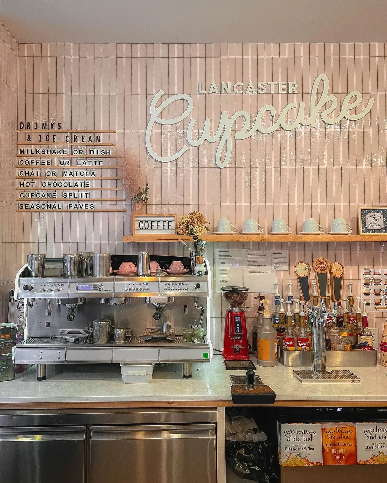 Step inside Lancaster Cupcake, one of the most beloved bakeries in Lancaster, PA, where handcrafted cupcakes meet a cozy café atmosphere. This charming shop not only serves freshly baked treats but also offers coffee, lattes, chai, matcha, and even ice cream to pair with your dessert. Whether you're in the mood for a sweet pick-me-up or a relaxing coffee break, Lancaster Cupcake is a must-visit destination for food lovers exploring Lancaster County.