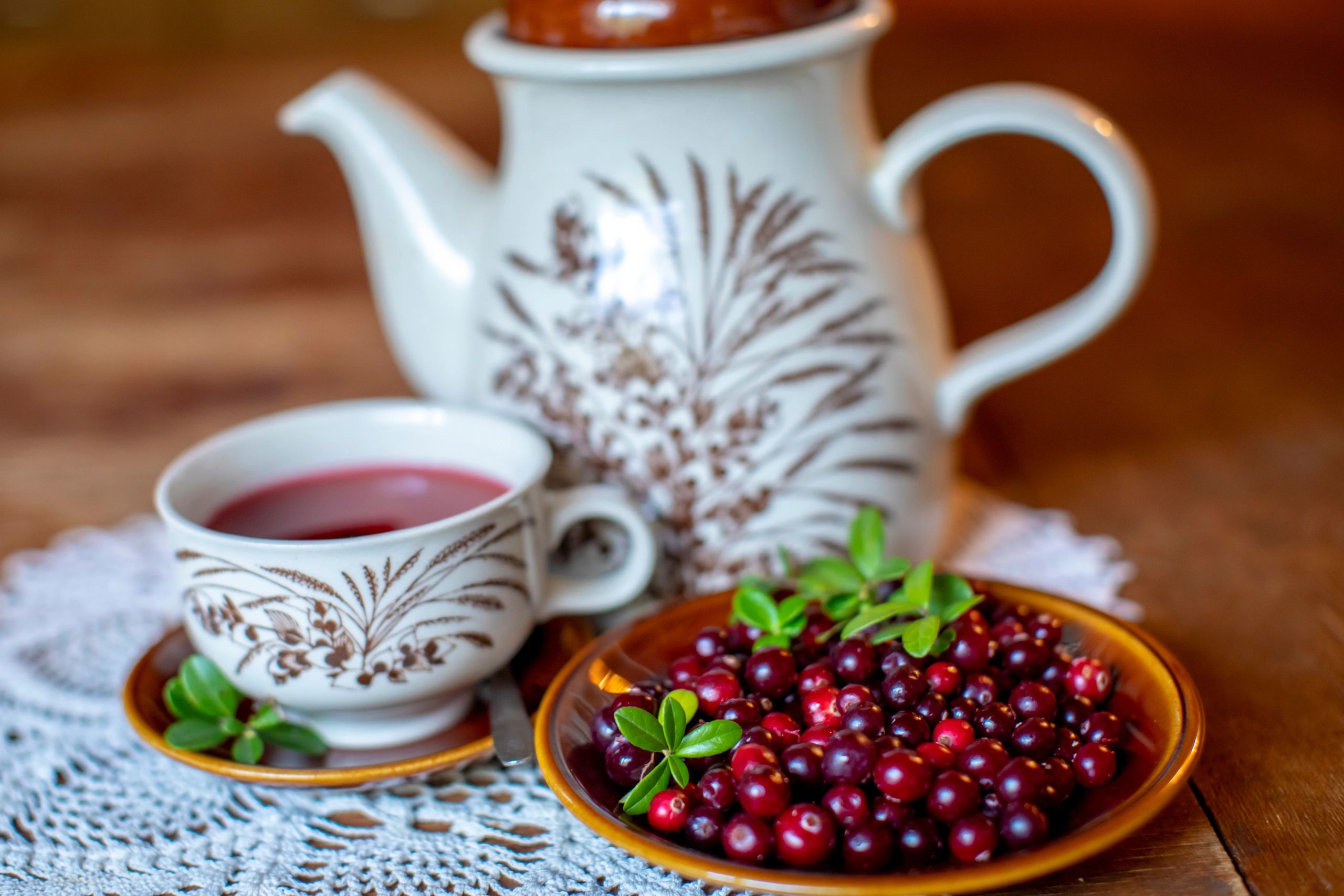 Its Time For Cranberry Autumn Tea at the Perky Kettle!