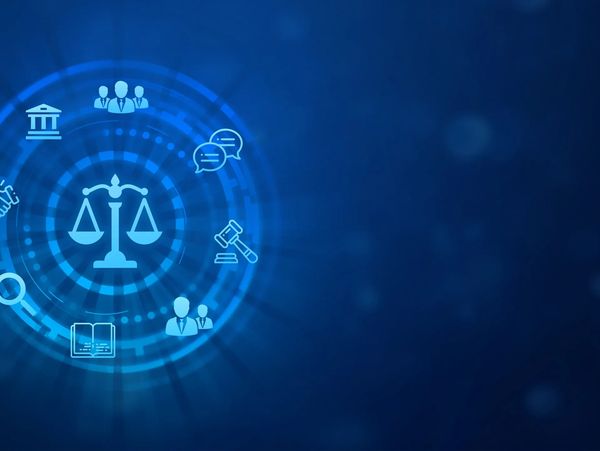 image shows abstract representation of criminal investigations. 