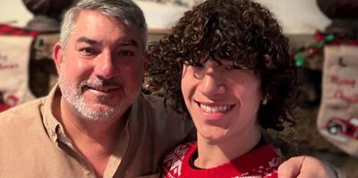 Walker Prep founder Dave Walker with his son.