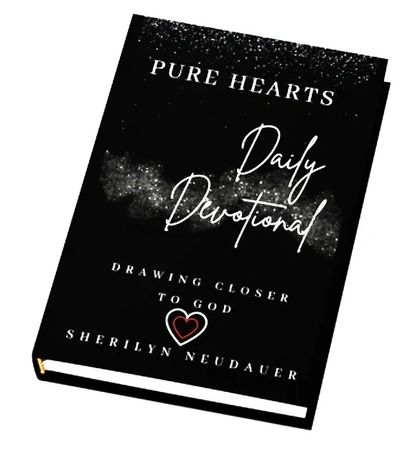 Image of Pure Hearts Daily Devotional Book on a white background.