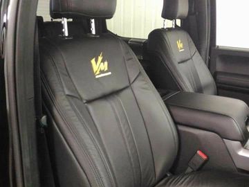 Katzkin leather make quality leather seats, they can alsor embrode companies logo into the seats.