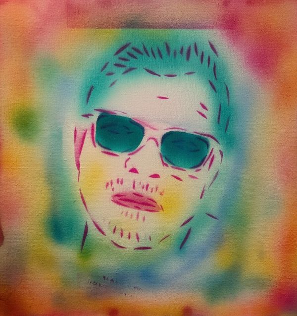 Sebstportrait mit Airbrush Oktober 2025