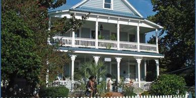 Victorian style bed and breakfast.