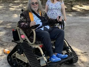 Track Chair on Cumberland Island National Seashore for greater island accessibility.