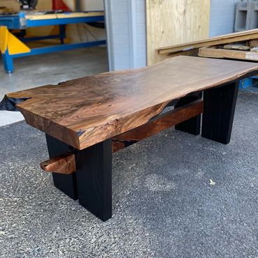 Handmade coffee table. coffee table phoenix. walnut coffee table. custom coffee table. custom table