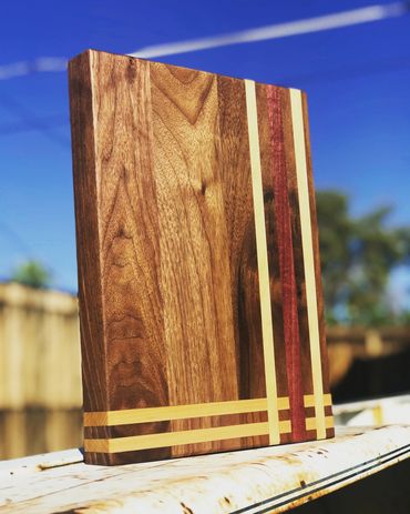Cutting board. Custom cutting board. Walnut cutting board. Handmade cutting board.