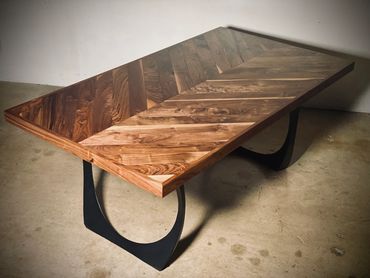 Dining Table Phoenix. Custom Dining Table.Chevron Dining Table. Dining Table near me.Live Edge Table