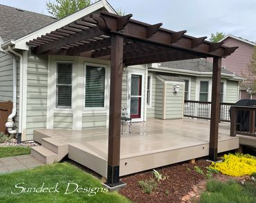 Sundeck Designs Cedar pergola