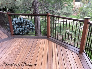 Evergrain Distinction decking
RDI metal rail
Fort Collins deck
Sundeck Designs