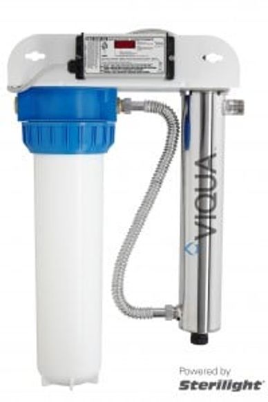 Water purification system with Sterilight UV technology.