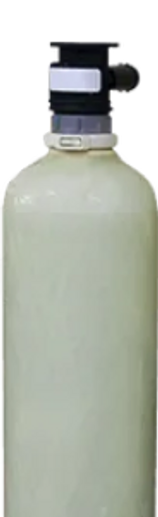 A scuba diving tank with a pressure gauge and valve.