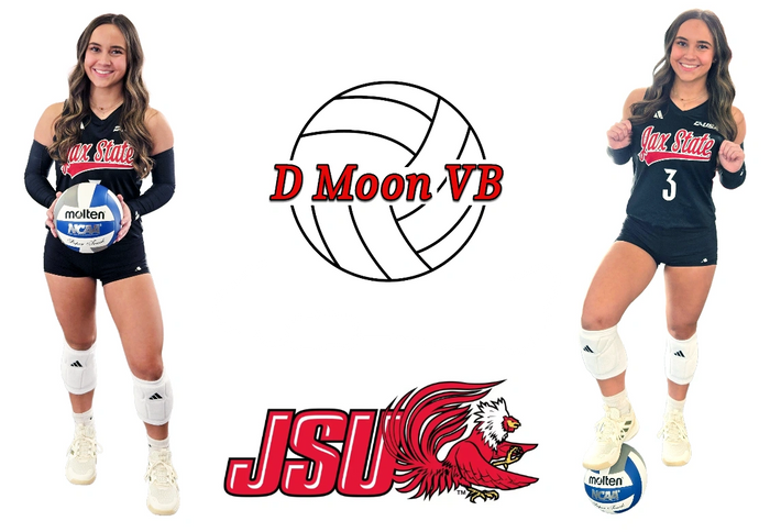 Delaney Moon Division I volleyball athlete and content creator