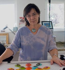 Dolores Barrett in her California studio