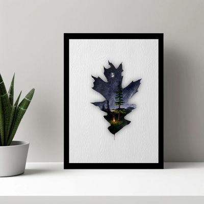 Painted leaf painted by Heaven Asbach