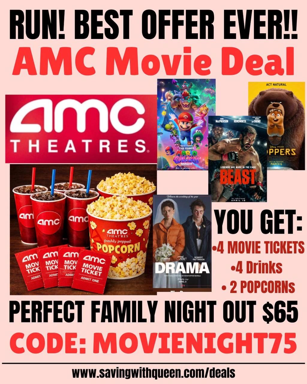 Best AMC Movie Deal Right Now!