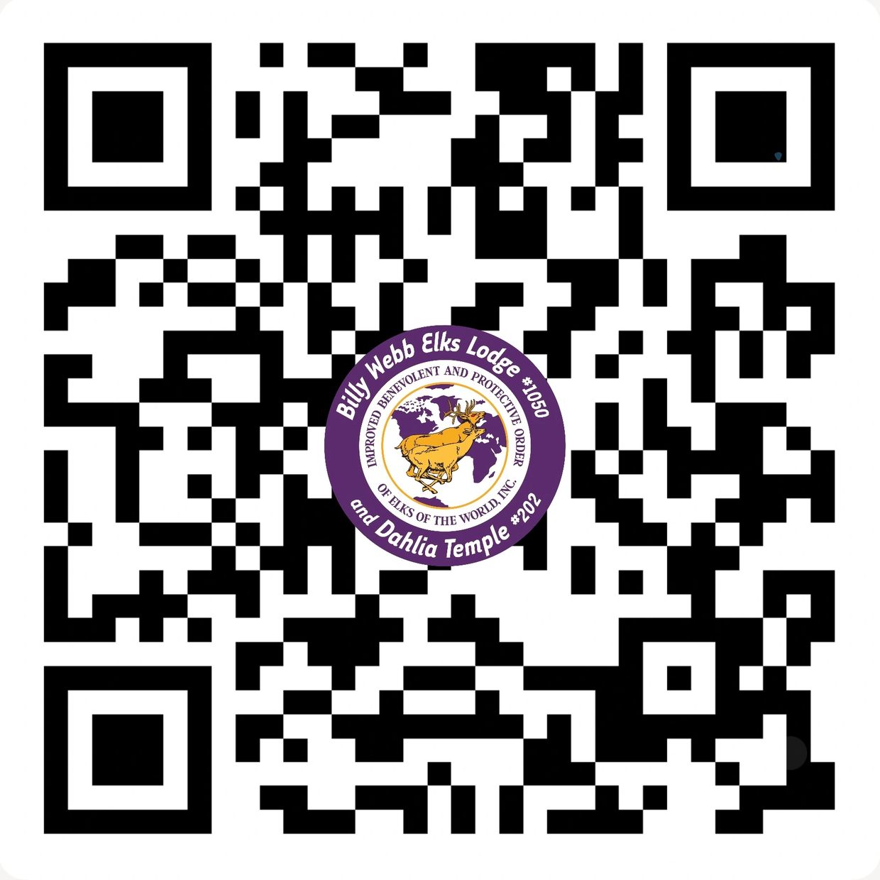 QR code with Billy Webb Elks Lodge #1050 and Dahlia Temple #202 seal